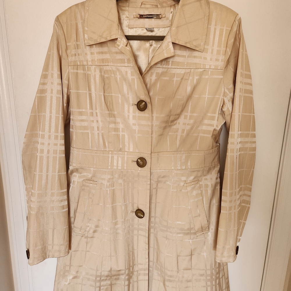 Johnston & Murphy Light Tan Trench Coat